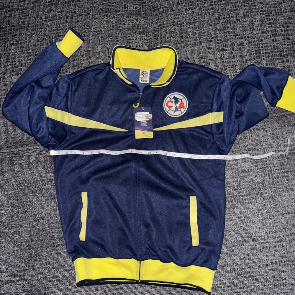 Club América Navy and Yellow Track Jacket